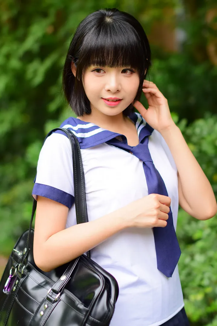 [Mzsock] NO.171 Hailin student uniform street photography#[73P]-23