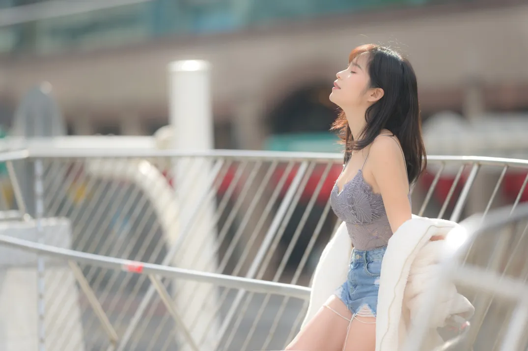 [Mzsock] NO.215 YoYo denim shorts and boots street photography#[105P]-16